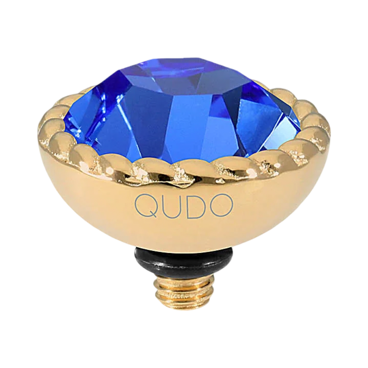 QUDO Bocconi Top Gold | Blue Crystal Collection