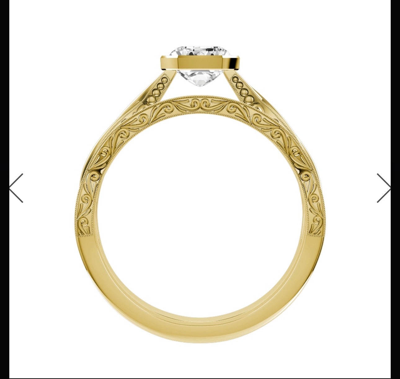 Custom Order for Gracelyn Garland(1pc engagement ring, 10k yellow gold, ring size 11.25)