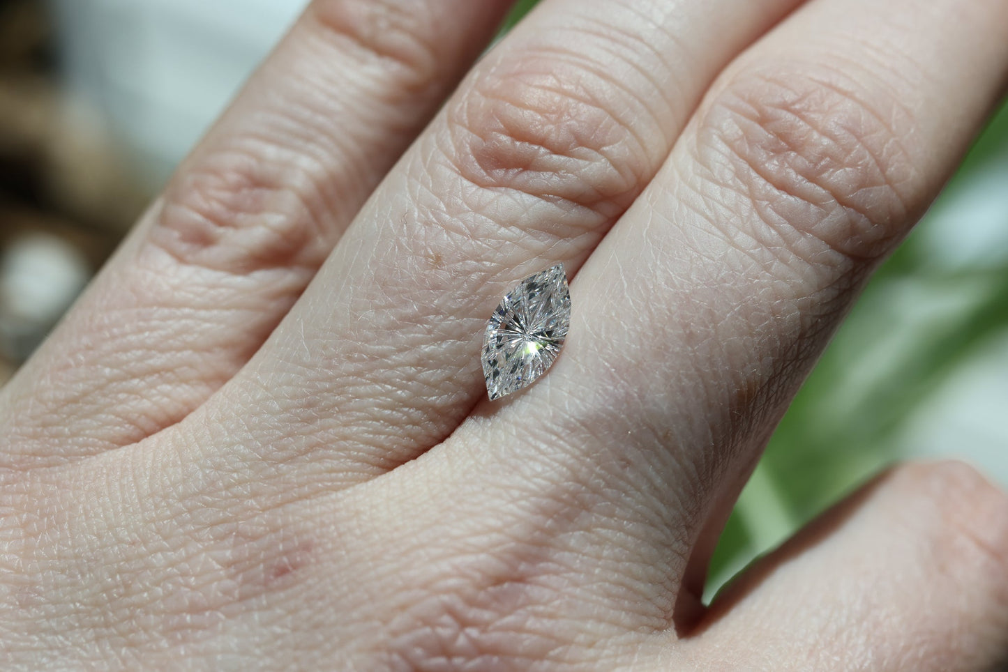 1.51ct marquise lab diamond D VVS2, Divine Portal Cut