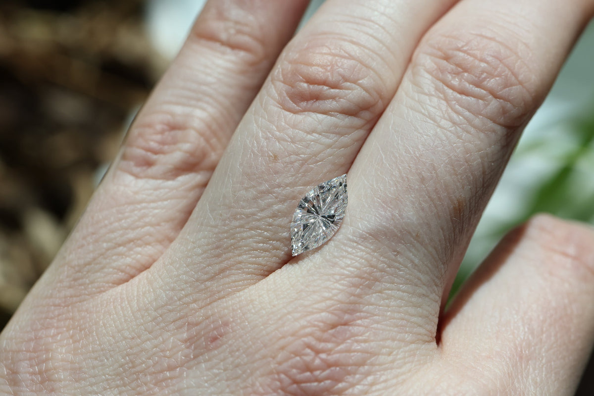 2.01ct marquise lab diamond E VS1, Divine Portal Cut