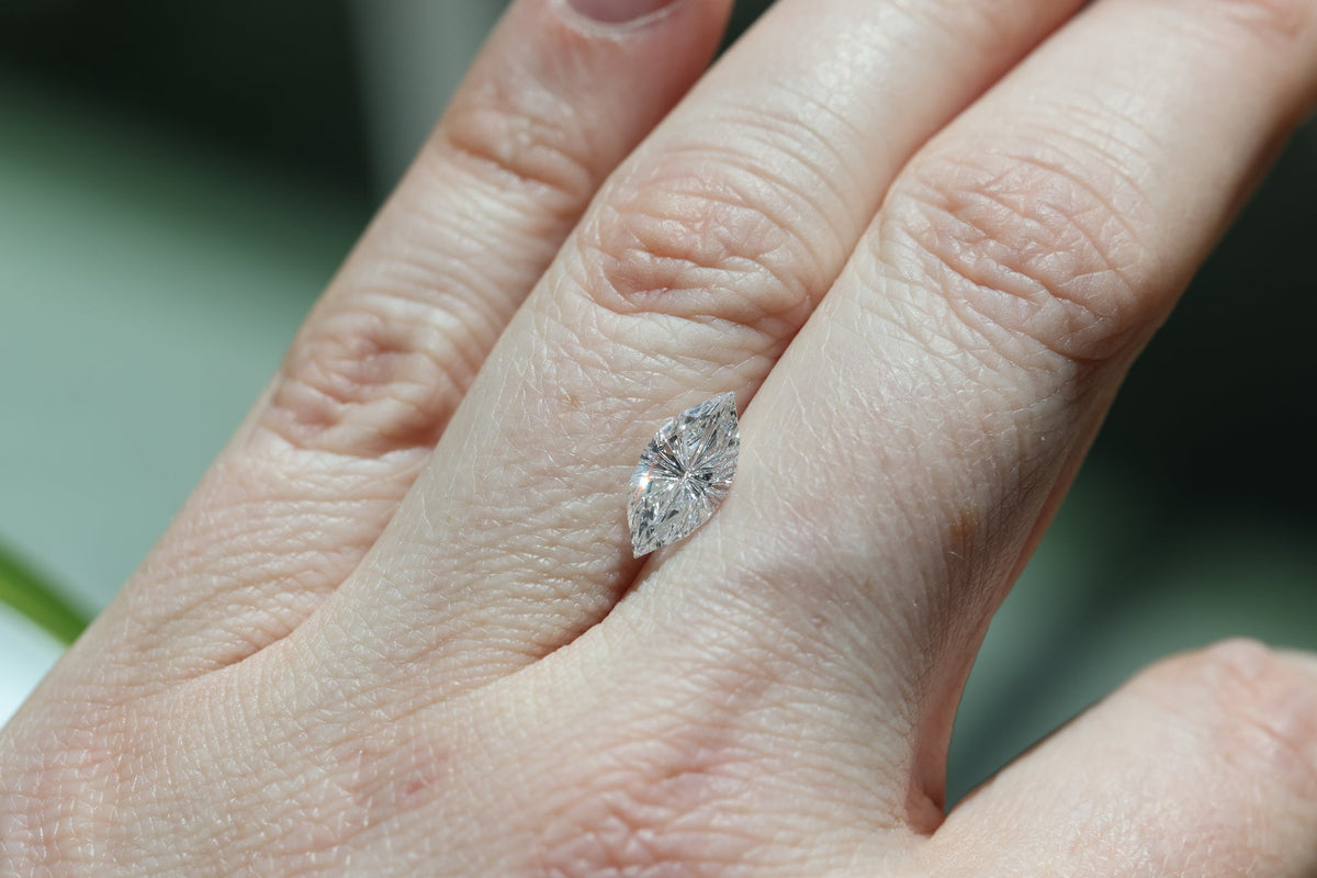 1.53ct marquise lab diamond E VS1, Divine Portal Cut