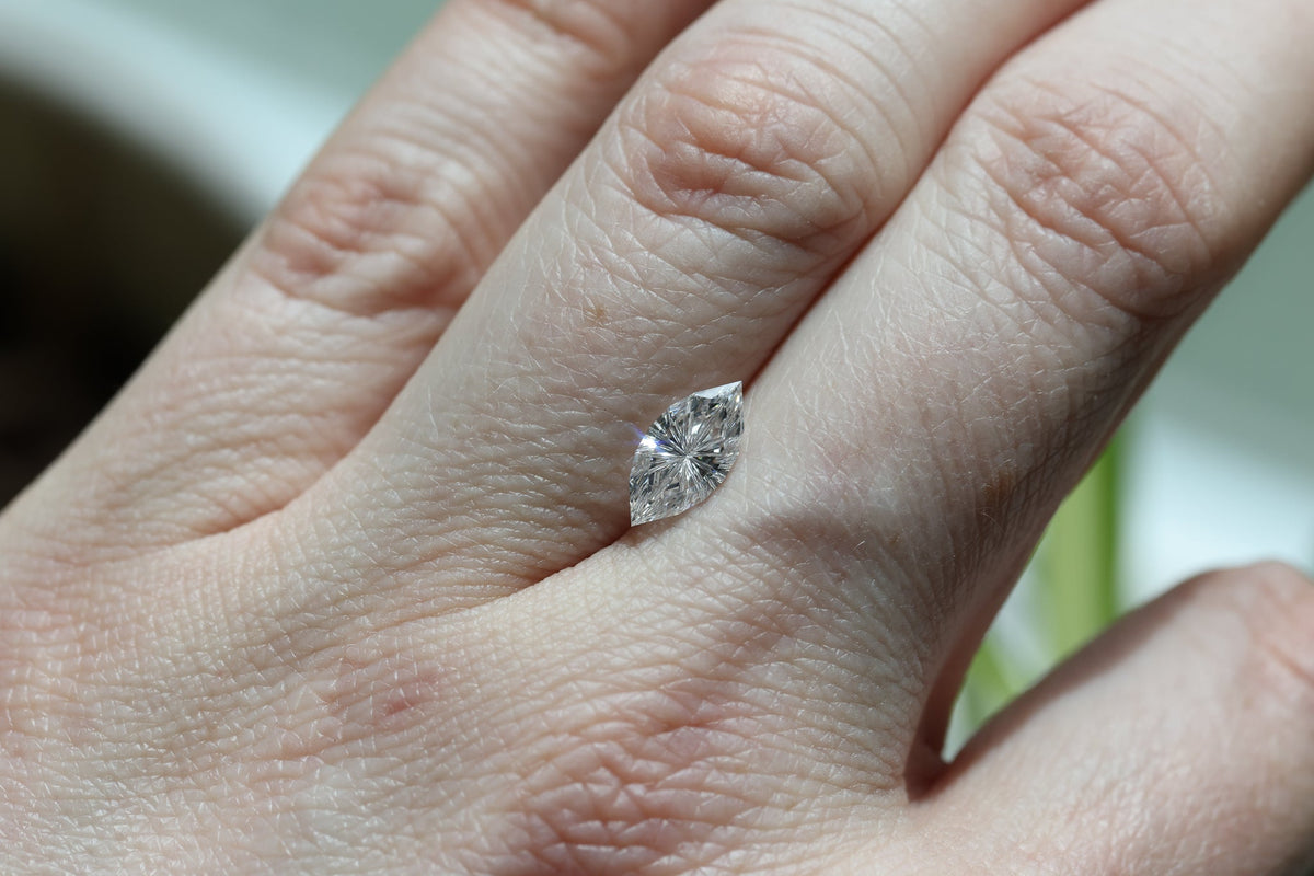 1.07ct marquise lab diamond D VVS2, Divine Portal Cut