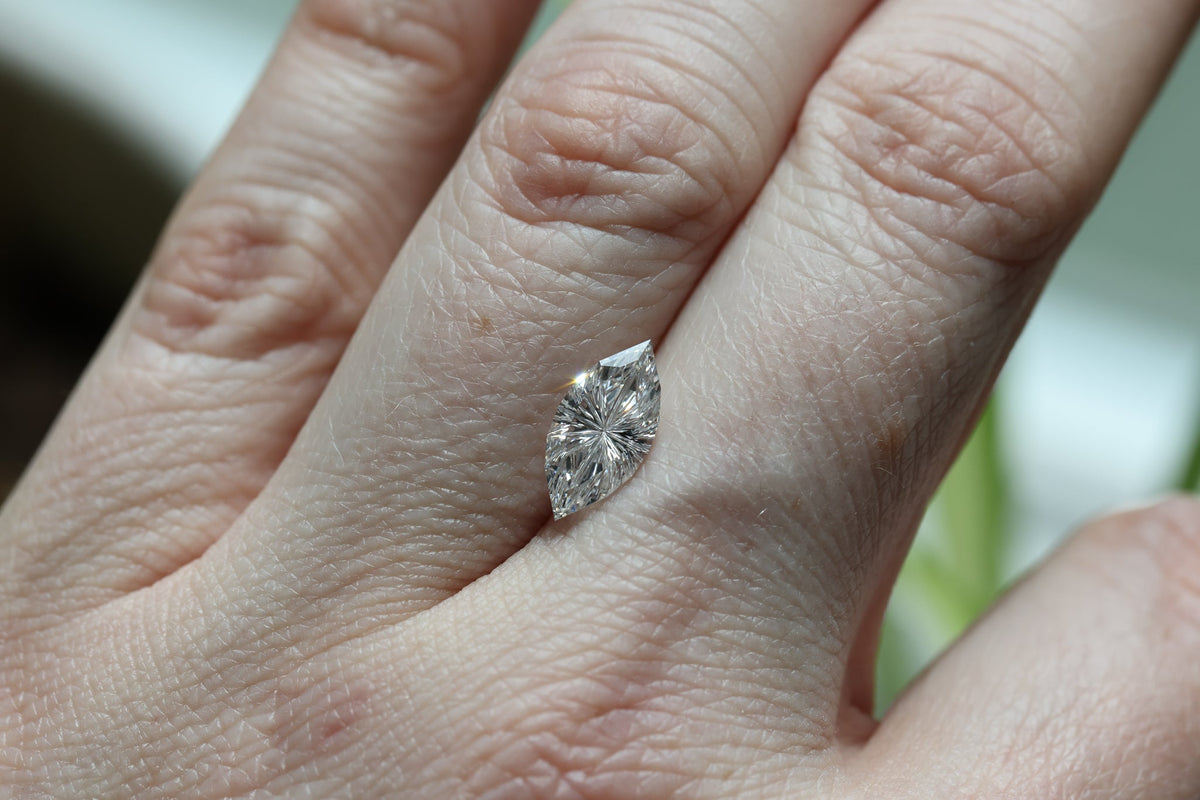 1.56ct marquise lab diamond E VS1, Divine Portal Cut