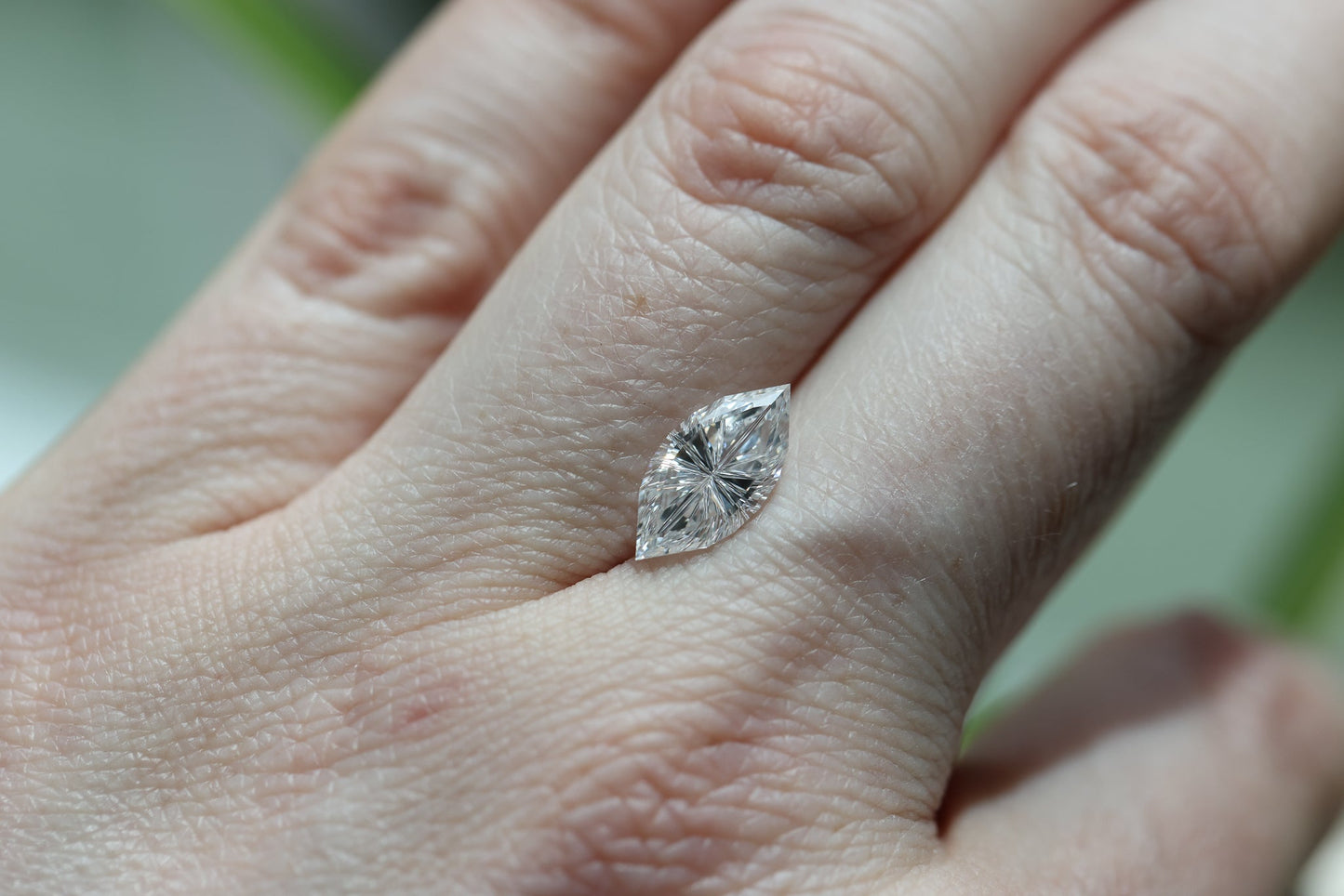2.03ct marquise lab diamond E VVS2, Divine Portal Cut
