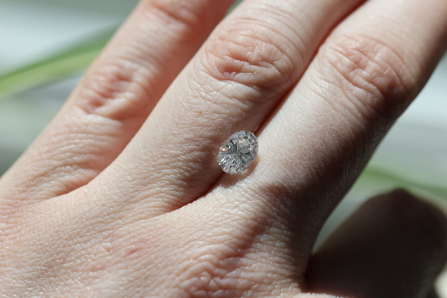 1.48ct oval lab diamond D VS1, Divine Portal Cut