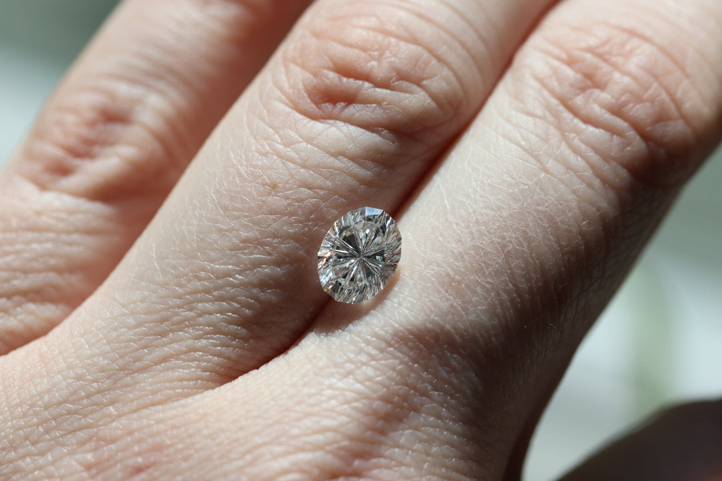 1.64ct oval lab diamond E VS1, Divine Portal Cut