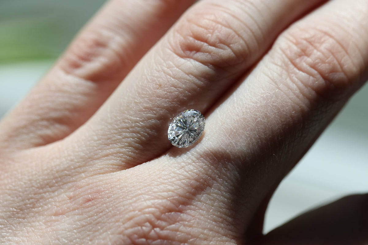1.51ct oval lab diamond D VS1, Divine Portal Cut