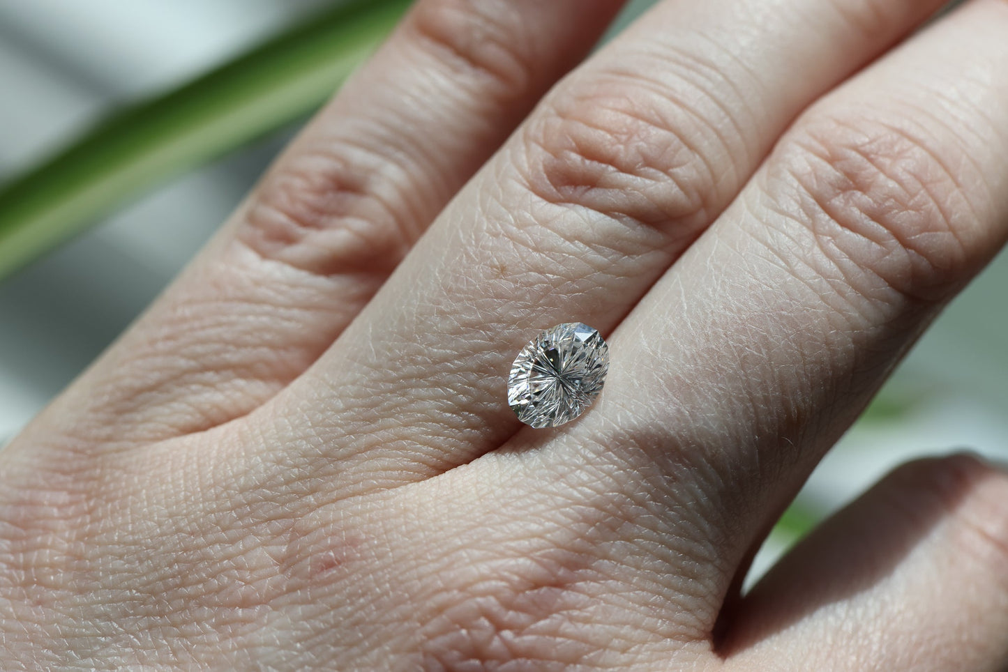 2.03ct oval lab diamond E VS1, Divine Portal Cut