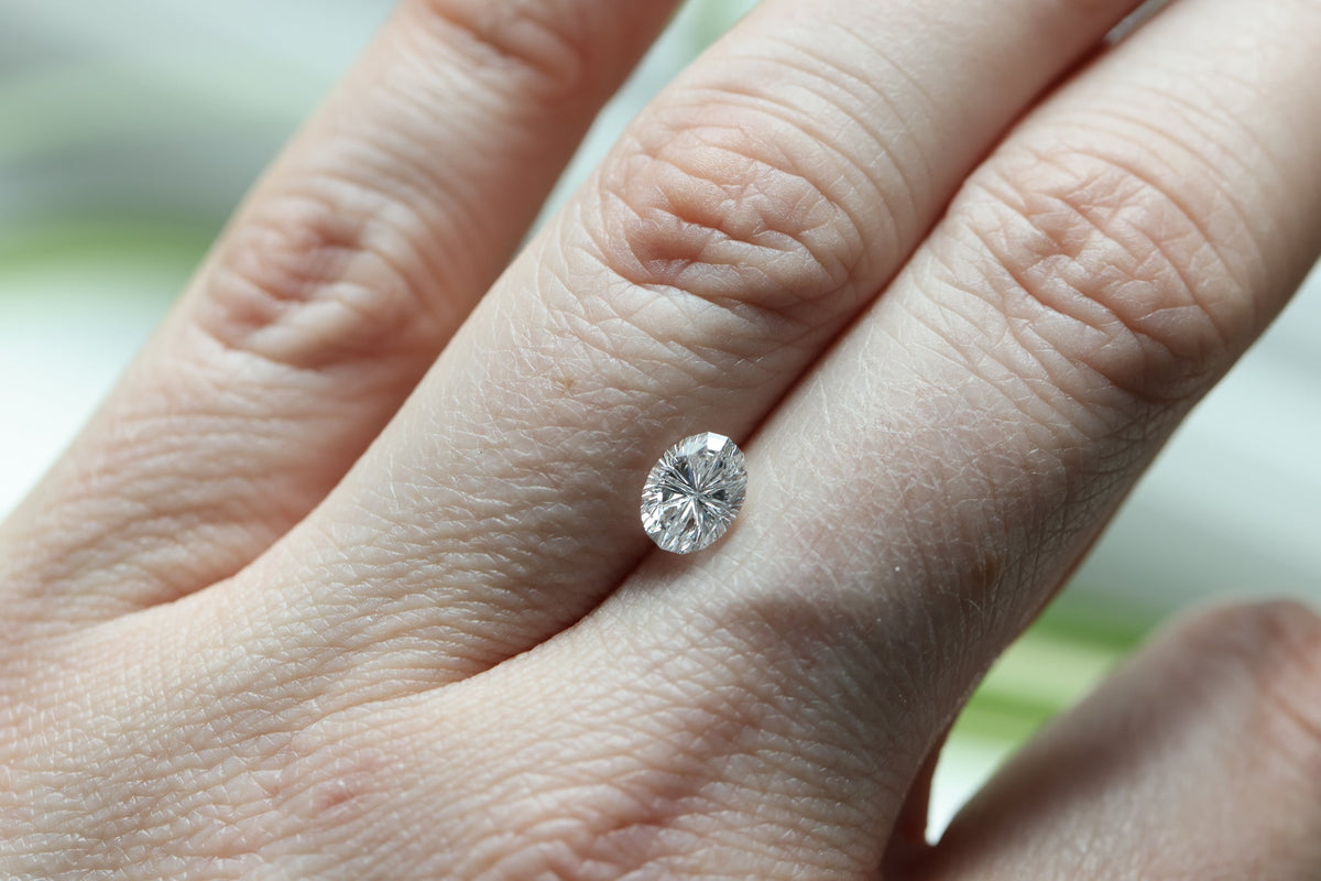 1.00ct oval lab diamond D VS2, Divine Portal Cut