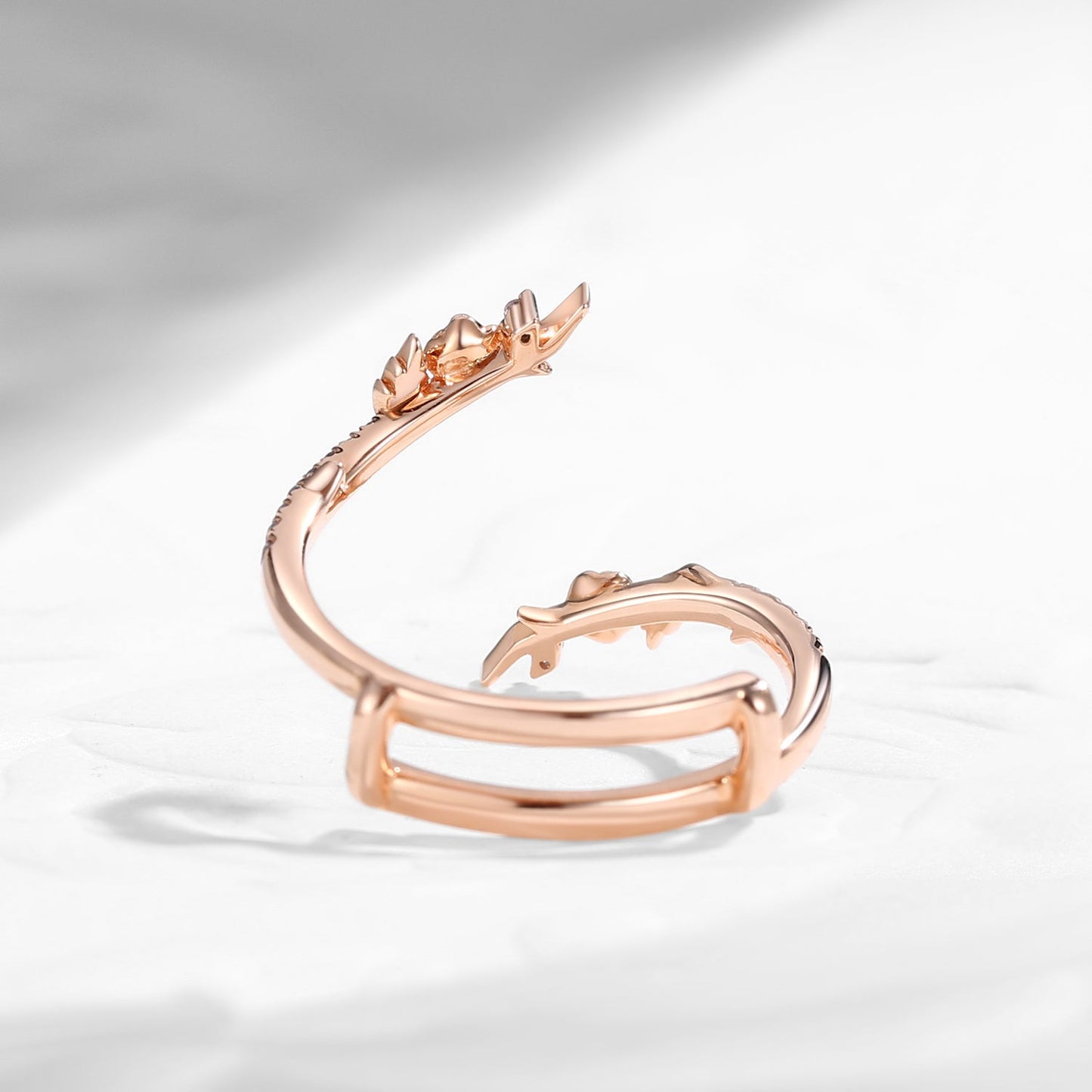 Nature Inspired 'Thorns & Roses' Garden of Eden Cage Ring Jacket