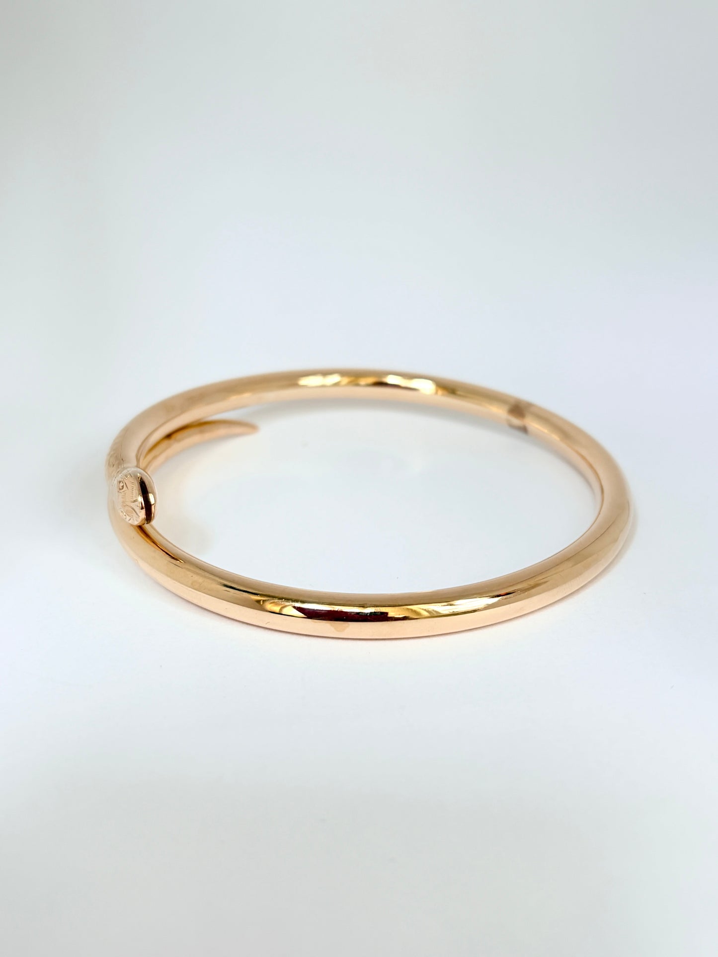 Antique, Art Deco 9ct Gold, Snake Bangle/ Armlet, Hallmarked 9ct Gold, 1925