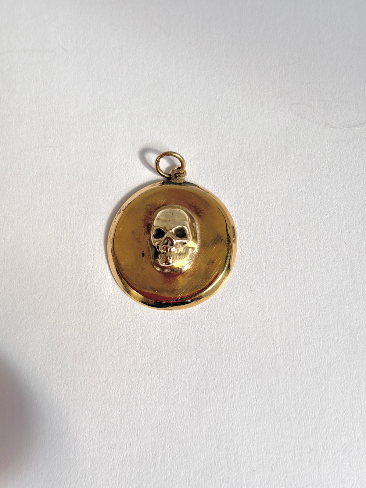 Vintage 9ct gold Skull Pendant