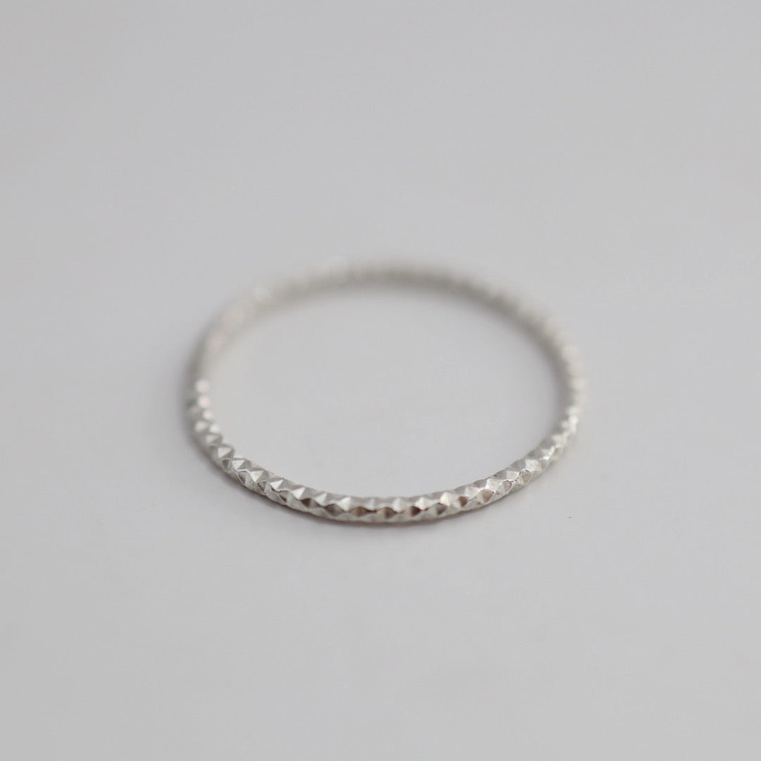 Sparkle Stacking Ring - Choose your Metal - Sterling Silver or 14 Karat Gold Fill