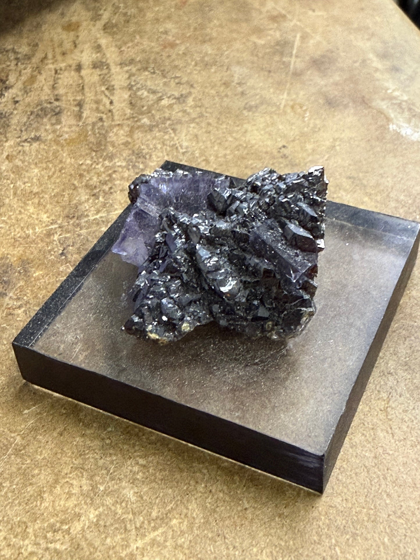 Elmwood Mine Sphalerite on Dolomite Smith Co. Tennessee