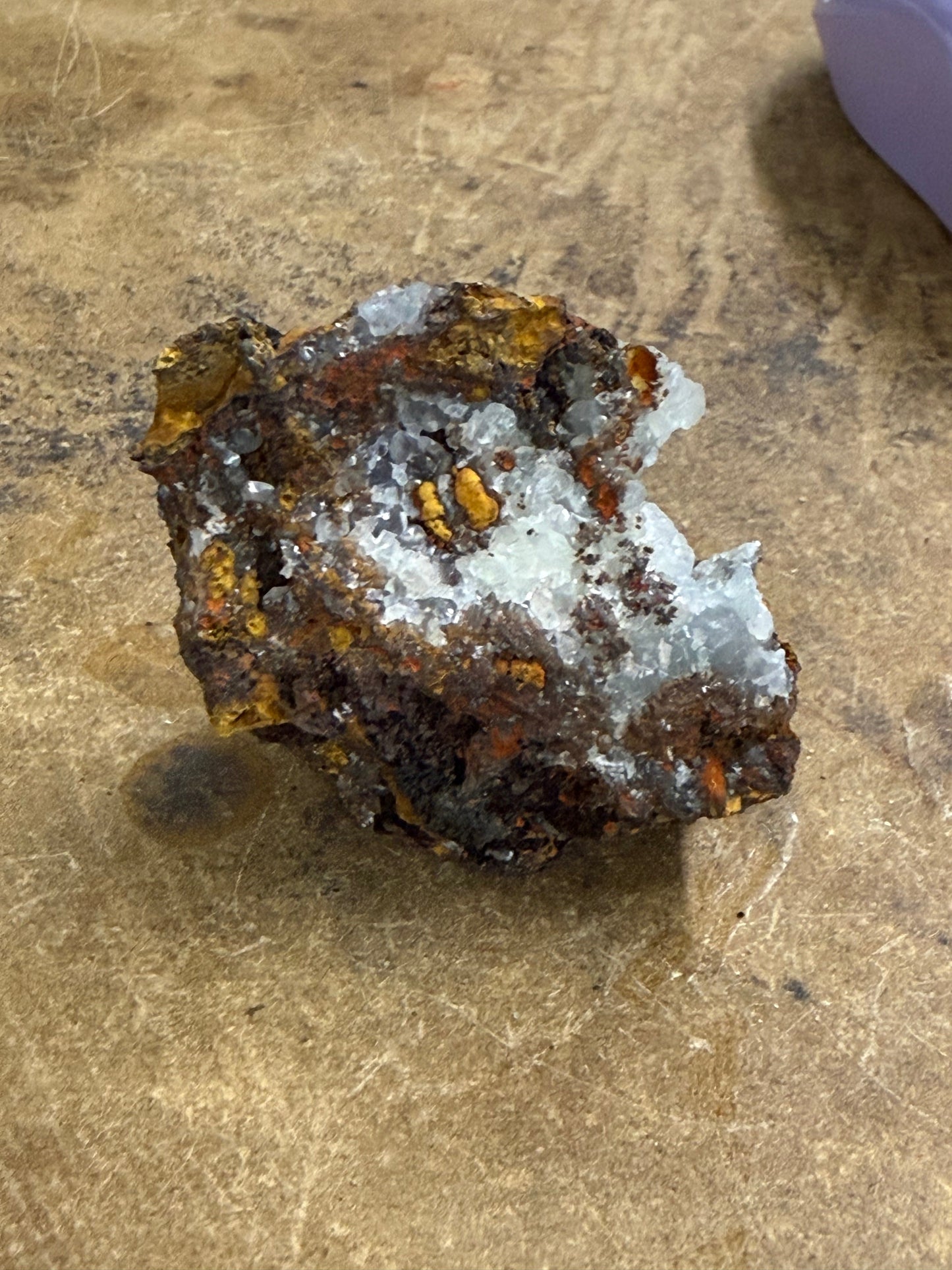 Smithsonite, Graphic Mine Magdalena New Mexico
