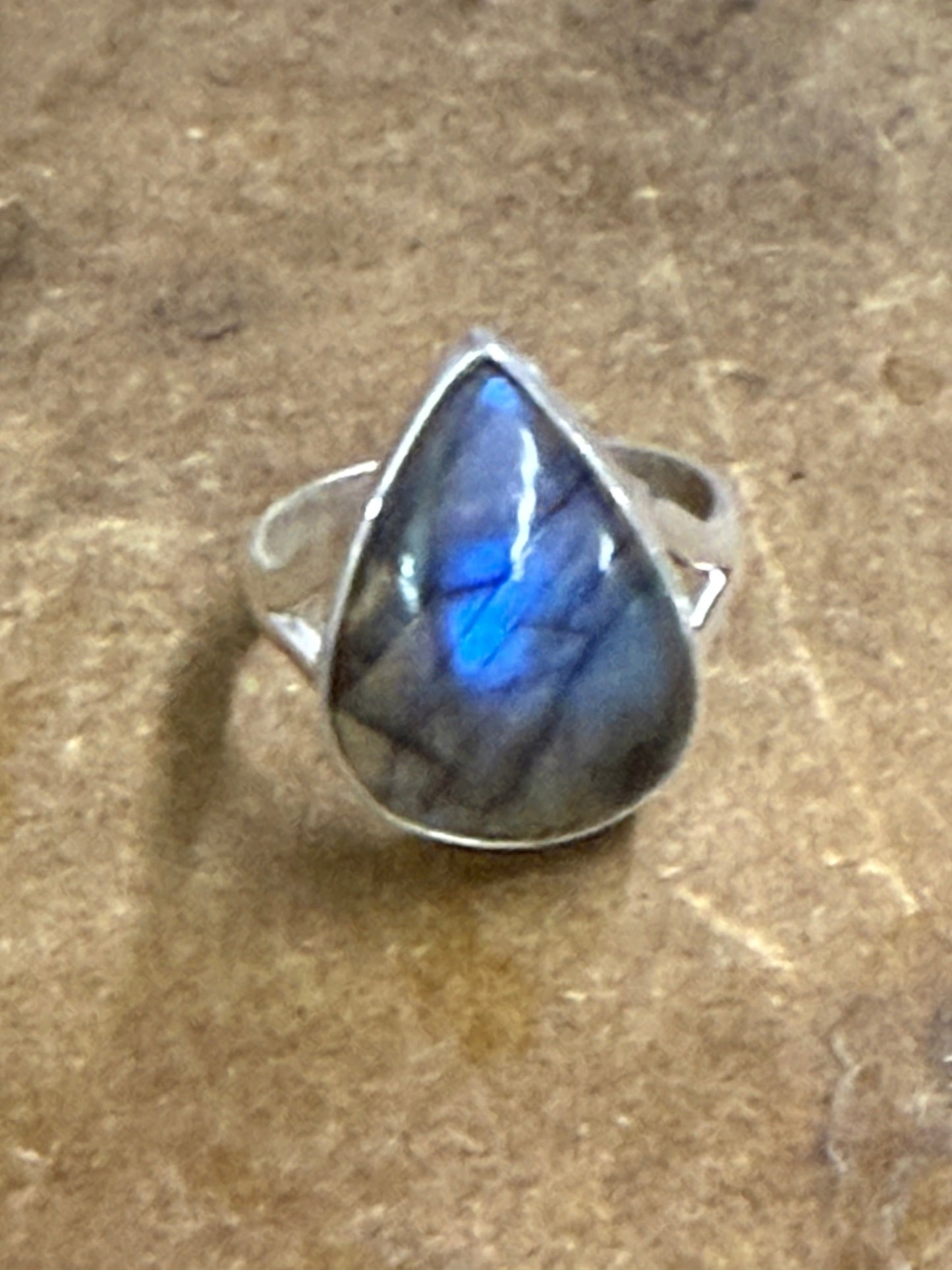 Labradorite Ring Size 6