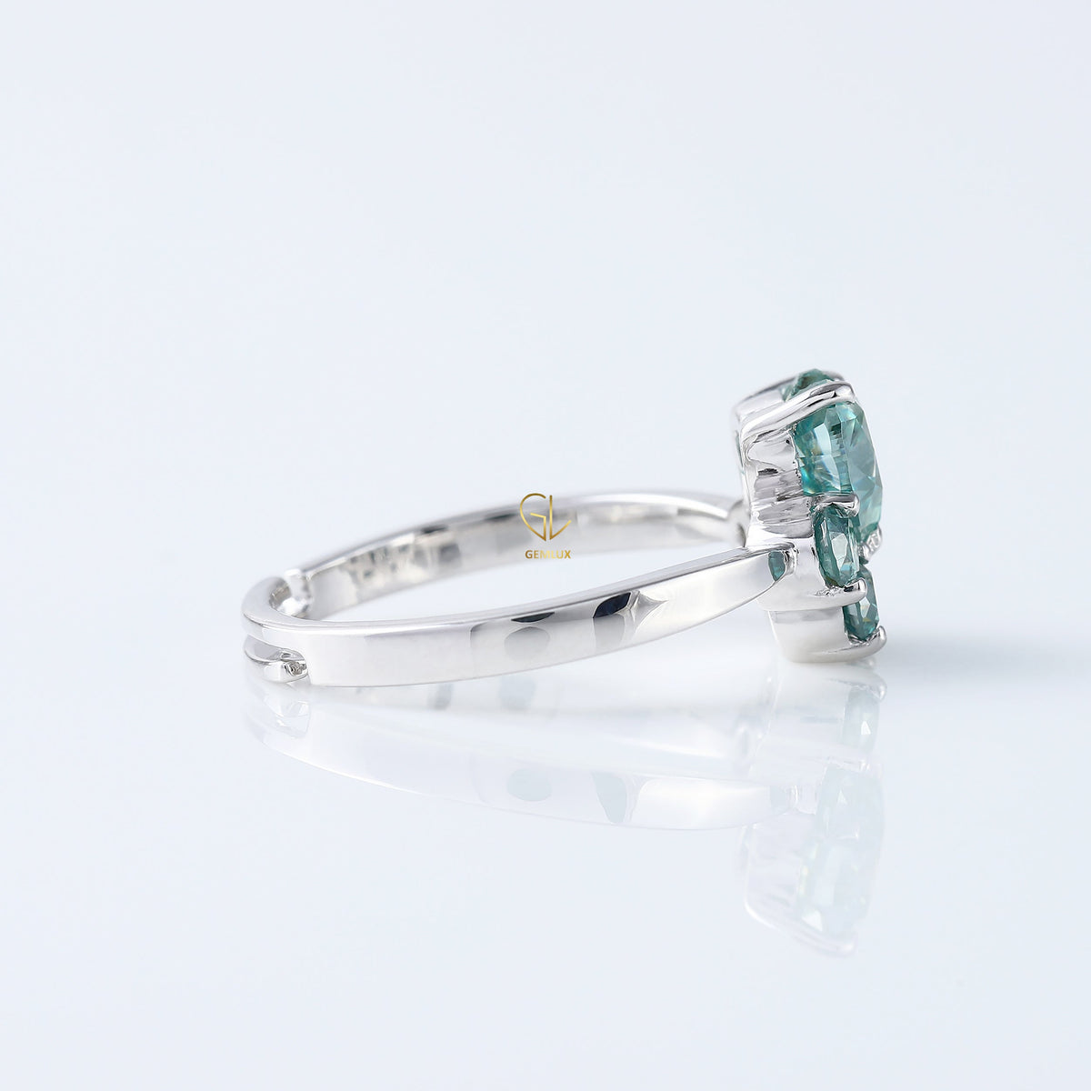 Animal Inspired Cat Dog Paw Moissanite Ring