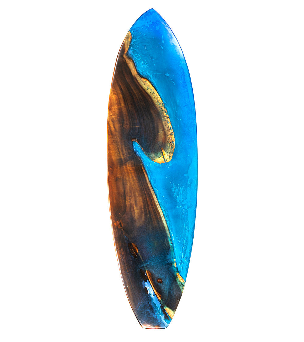 Koa/Resin 72" Surfboard #314 by S. Isaac Anderson