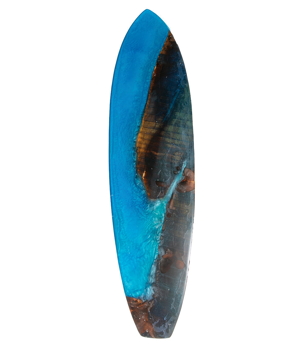 Koa/Resin 72" Surfboard #318 by S. Isaac Anderson
