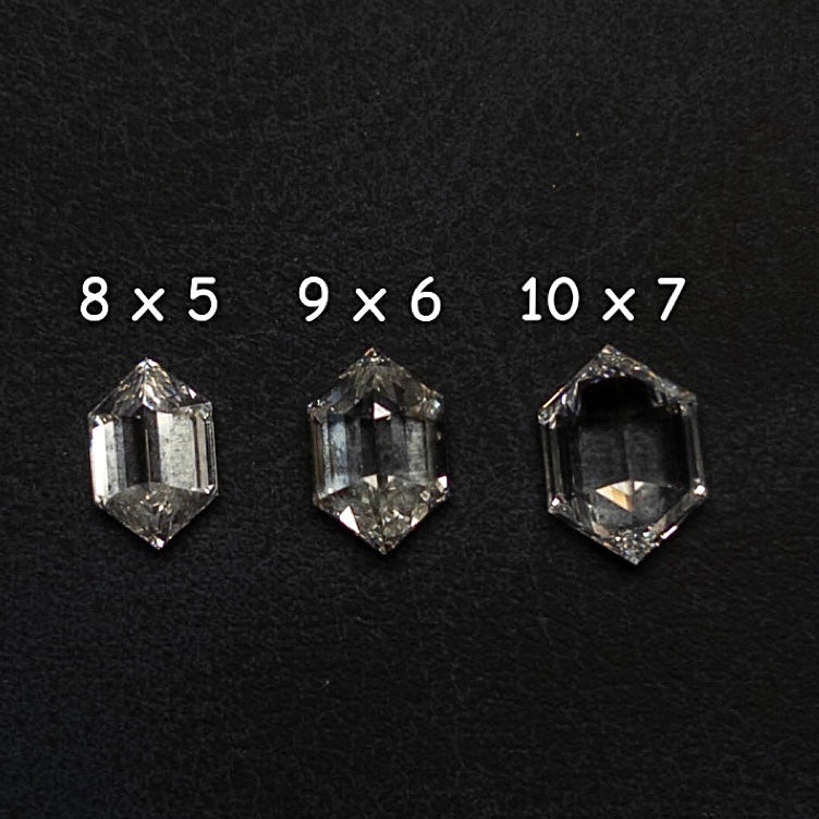 Double Cut Elongated Hexagon Lab Diamond