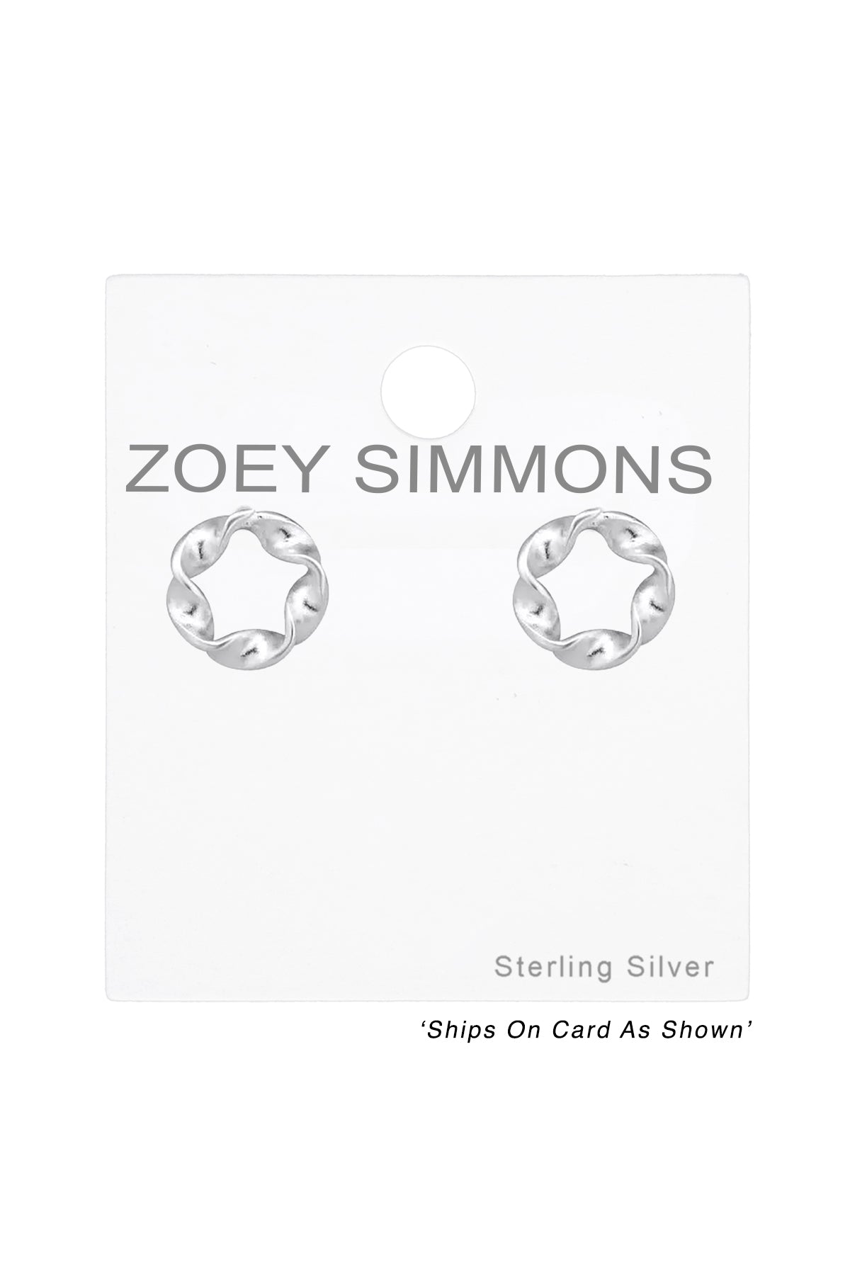 Sterling Silver Twist Ear Studs - SS