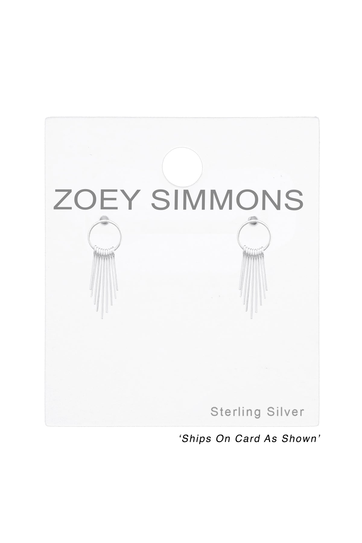 Sterling Silver Spike Ear Studs - SS