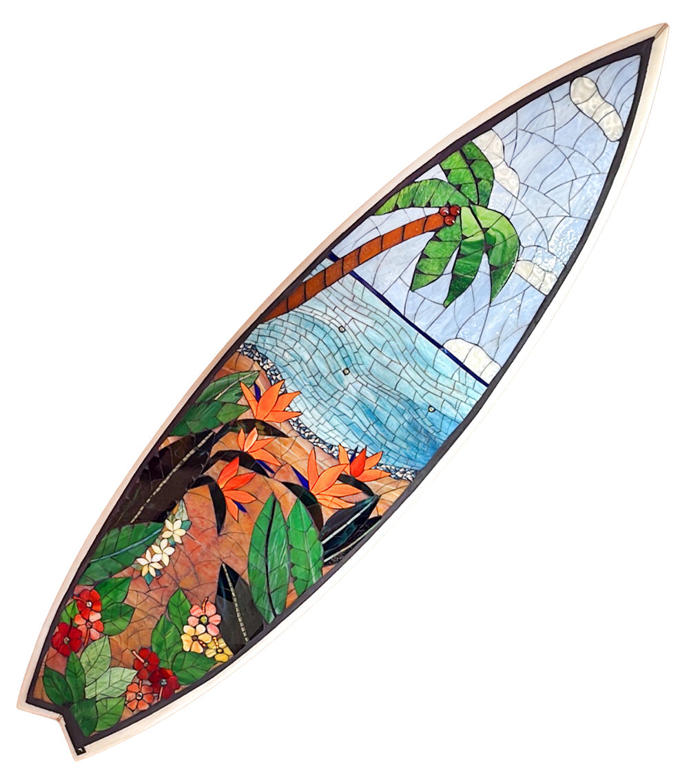 Surfboard "Silver Strand III" by Julie Sobolewski