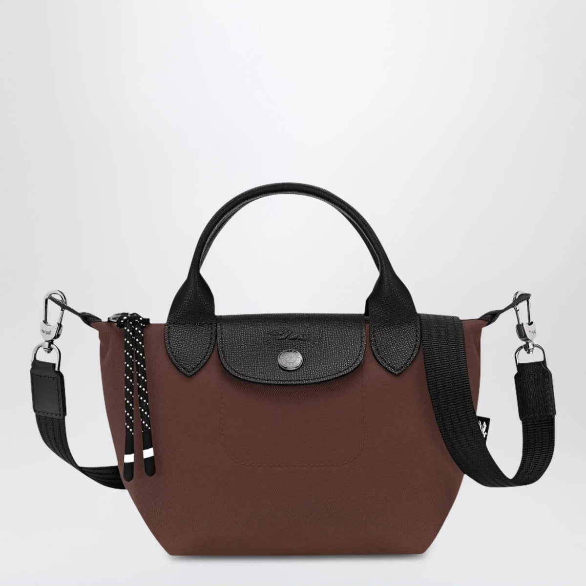 Longchamp - XS Le Pliage Energy bag with handle in cacao colour
