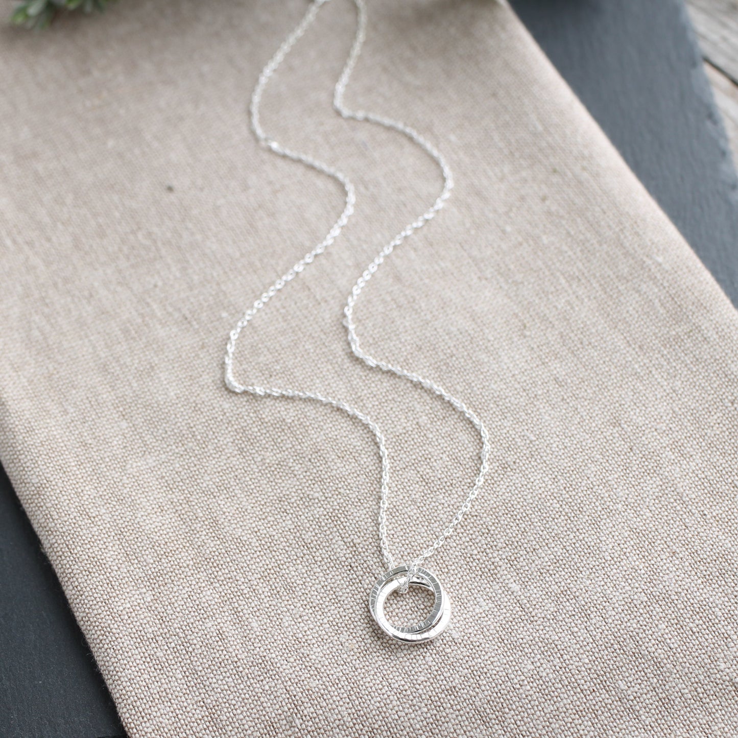 Silver Infinity Links Necklace