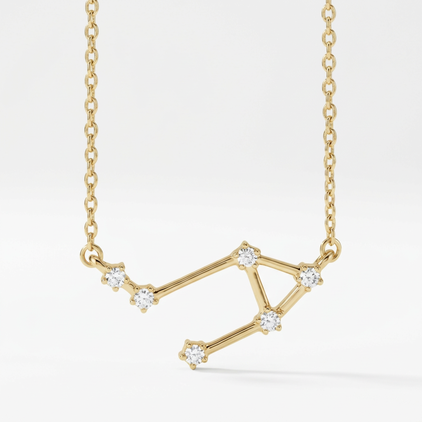 The Constellation Necklace | Libra | Natural Diamond
