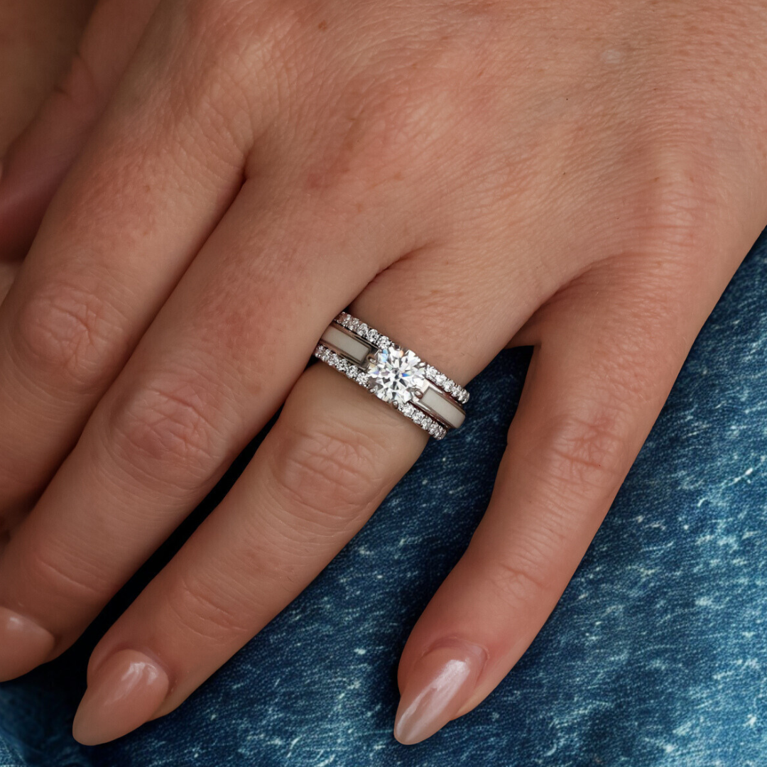 Moissanite Stacker Set for the Lux Grand Bonneville