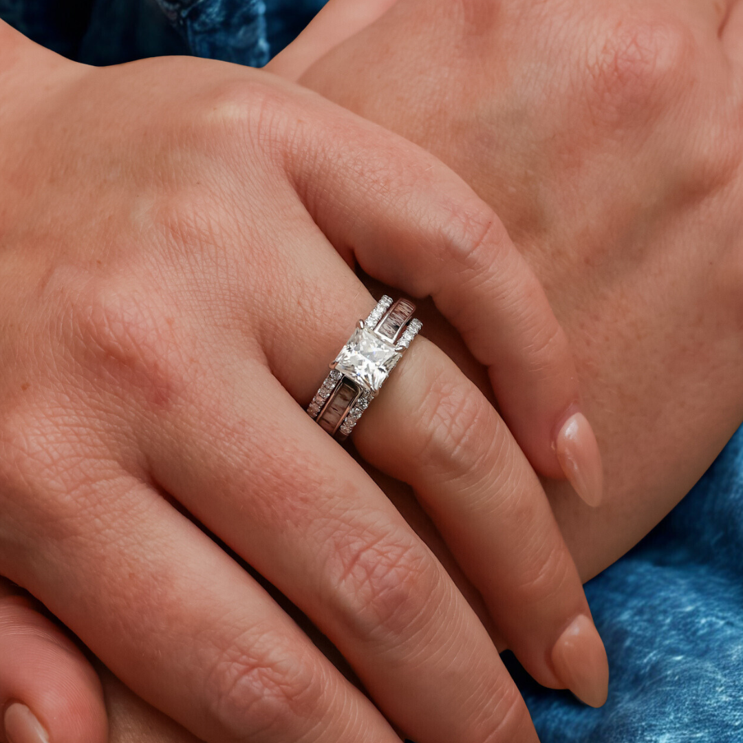 Moissanite Stacker Set for the Lux Grand Kenai