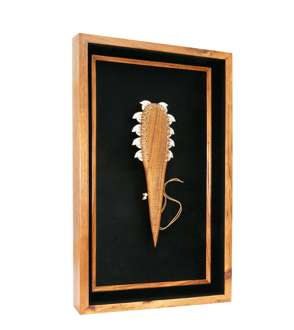Hawaiian Weapon "Leiomano with 10 Shark Teeth" by Manny Mattos
