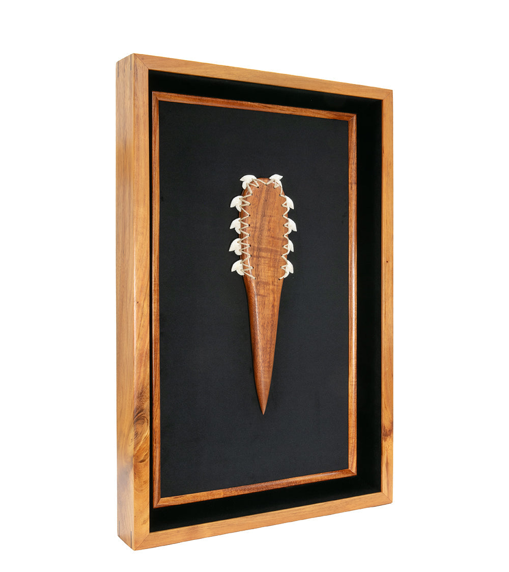 Hawaiian Weapon "Leiomano with 10 Shark Teeth" by Manny Mattos