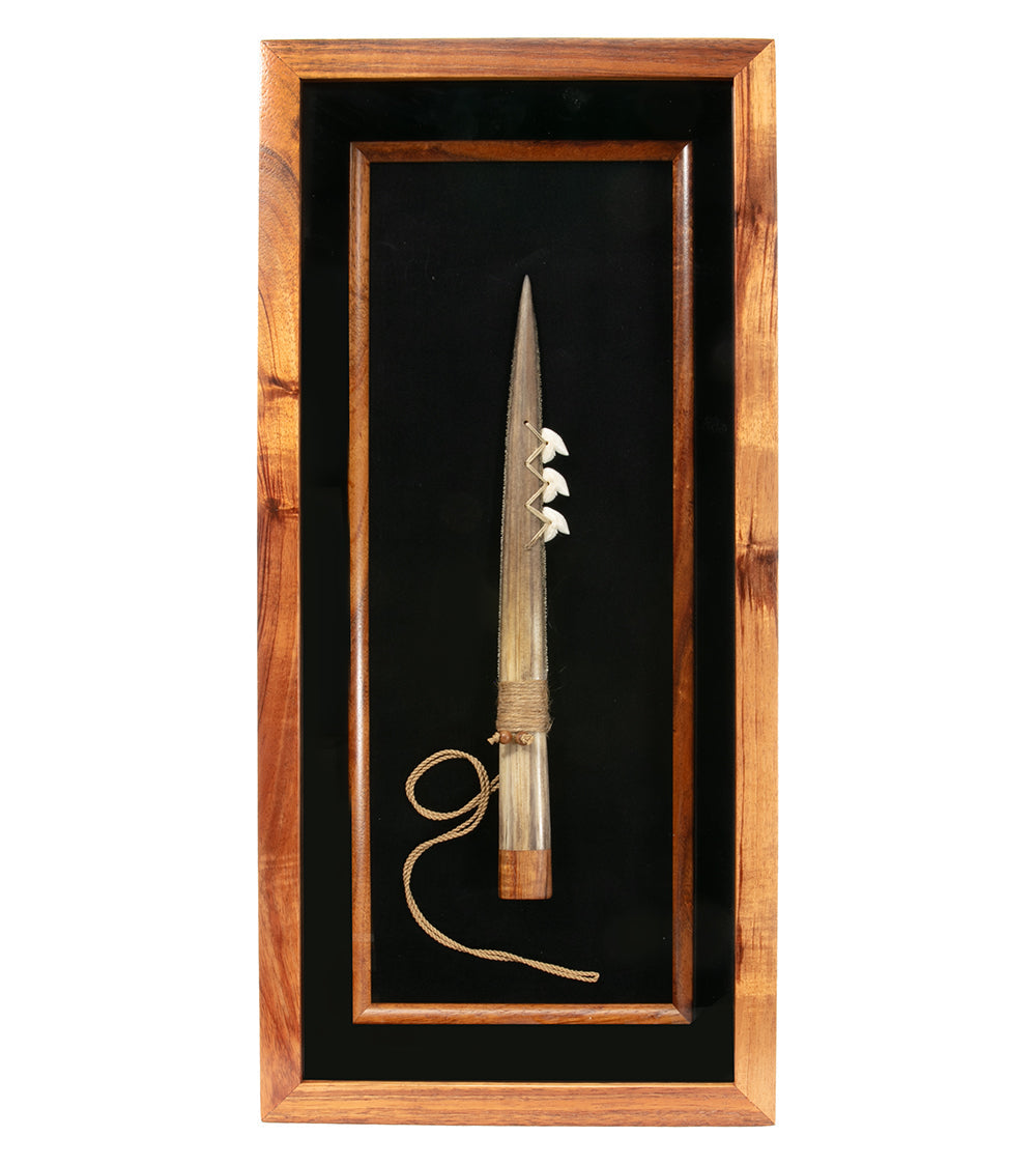 Hawaiian Weapon "Pahoa Mano Aʻu with 3 Teeth" by Manny Mattos