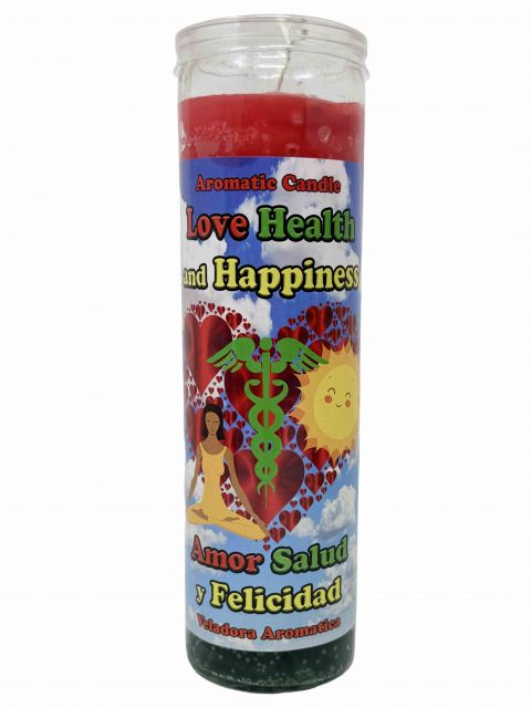 Mama Mojo Prepared 7 Day Candle Love, Health, Happiness