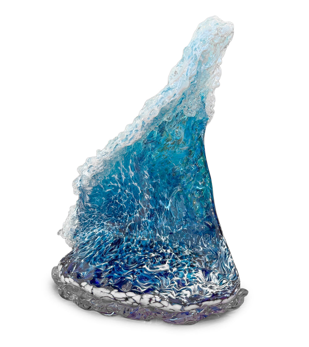 Glass Wave "Kalapana Kai Sidewave - W527 " by Daniel Moe