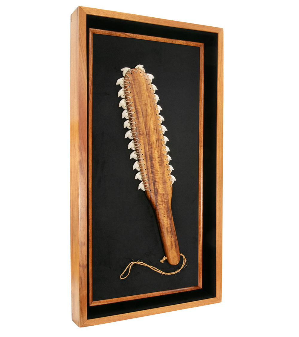 Hawaiian Weapon "Leiomano with 24 Shark Teeth" by Manny Mattos