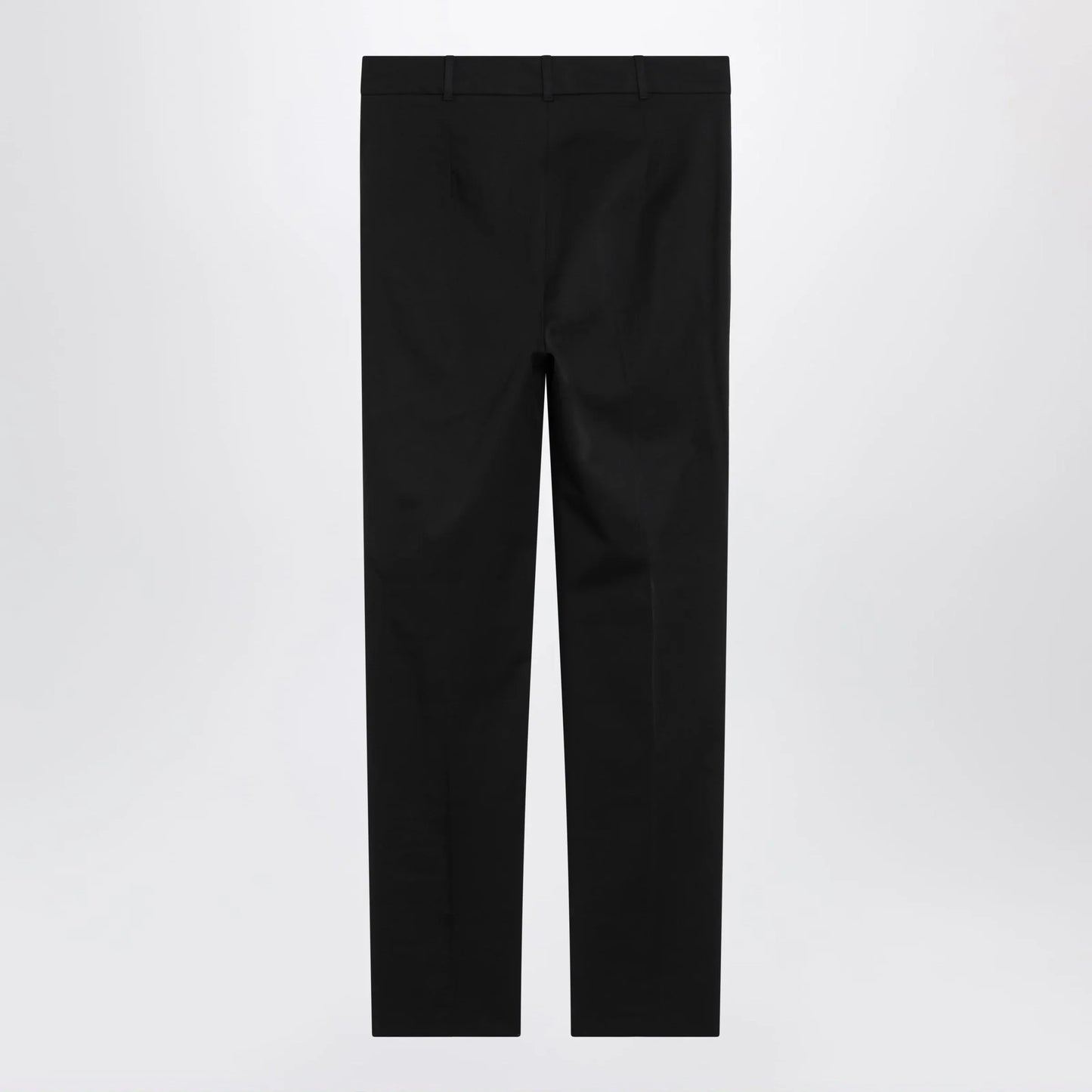 Max Mara Studio - Black stretch cotton trousers