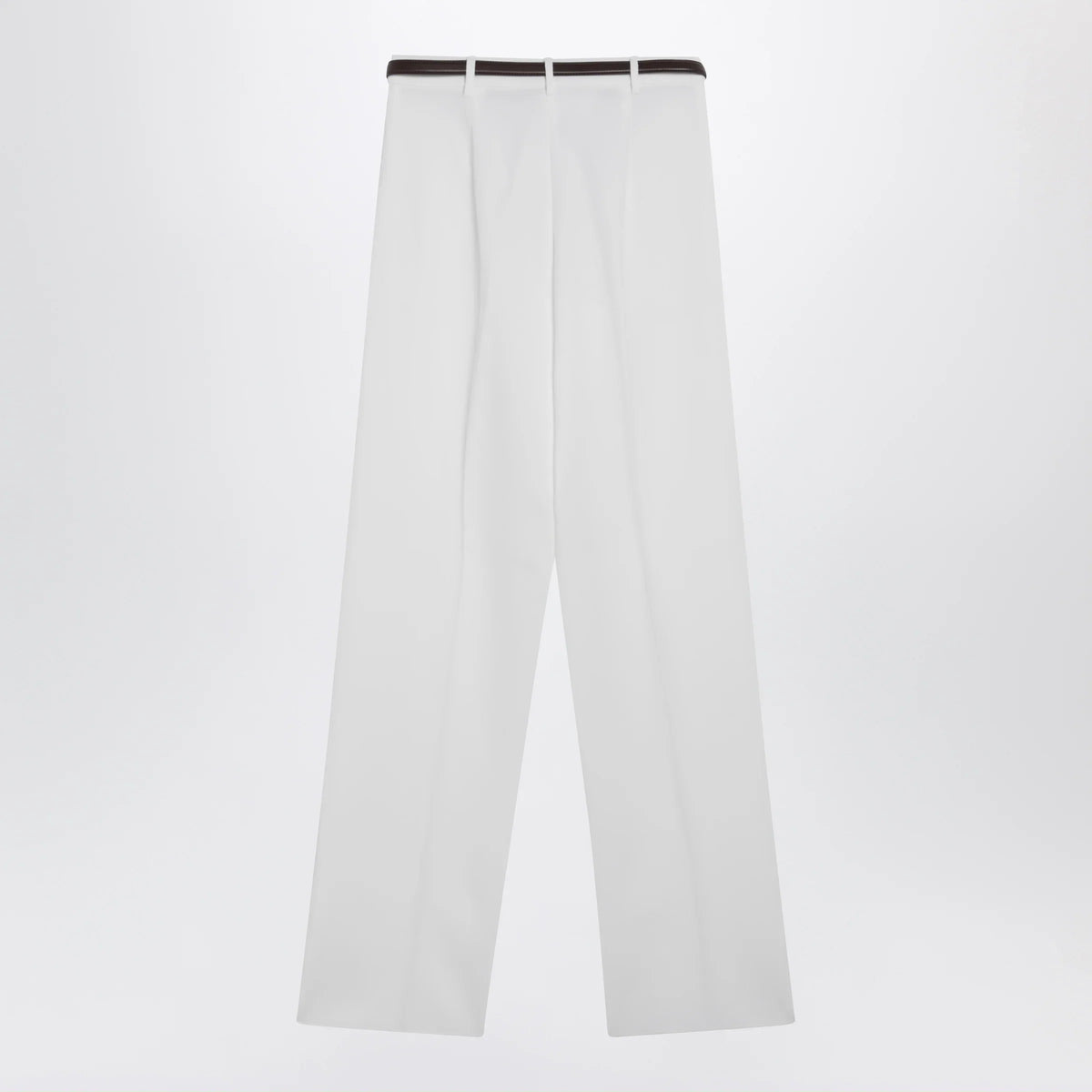 Max Mara Studio - White cotton trousers