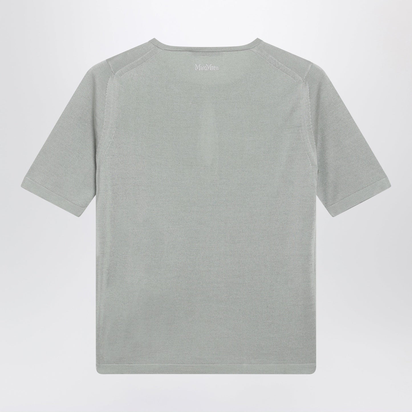 Max Mara - Crewneck sweater in pastel green silk and cashmere