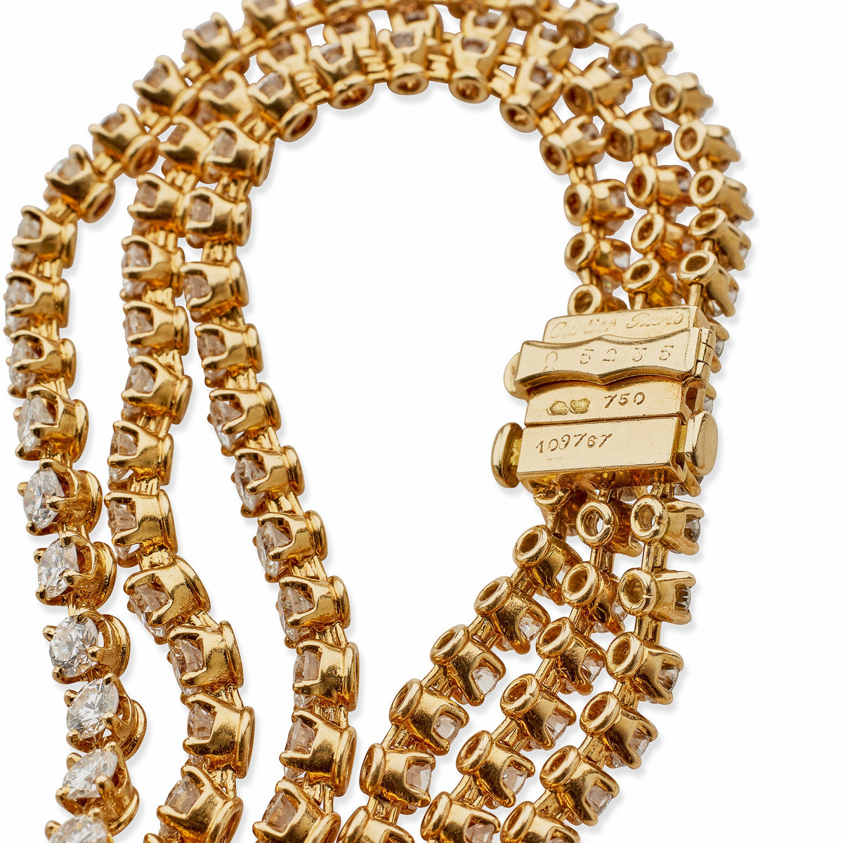 Cartier Paris Diamond Tassel Necklace