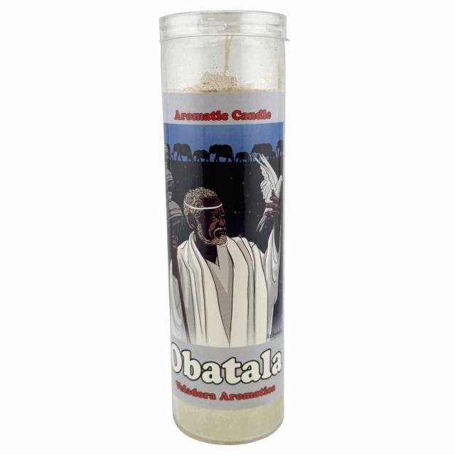 Mama Mojo - Prepared 7 Day Candle - Orisha Obatala