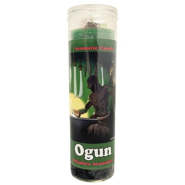 Mama Mojo - Prepared 7 Day Candle - Orisha Ogun