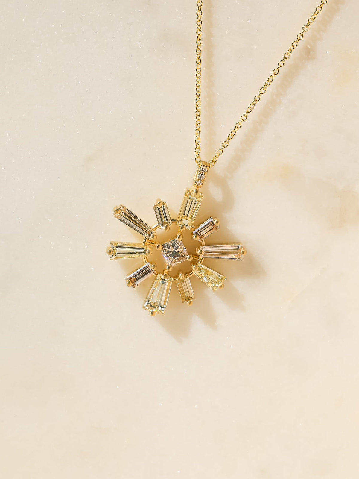 Helm Diamond Necklace