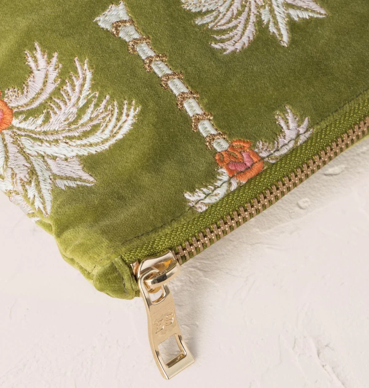 Palms Velvet Everyday Pouch
