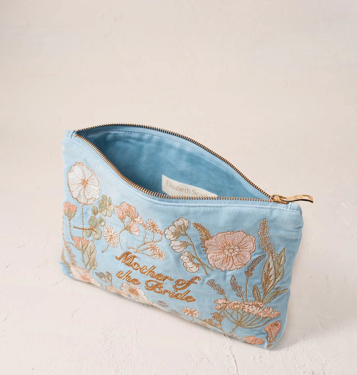 Pressed Flowers Mother of the Bride Everyday Pouch
