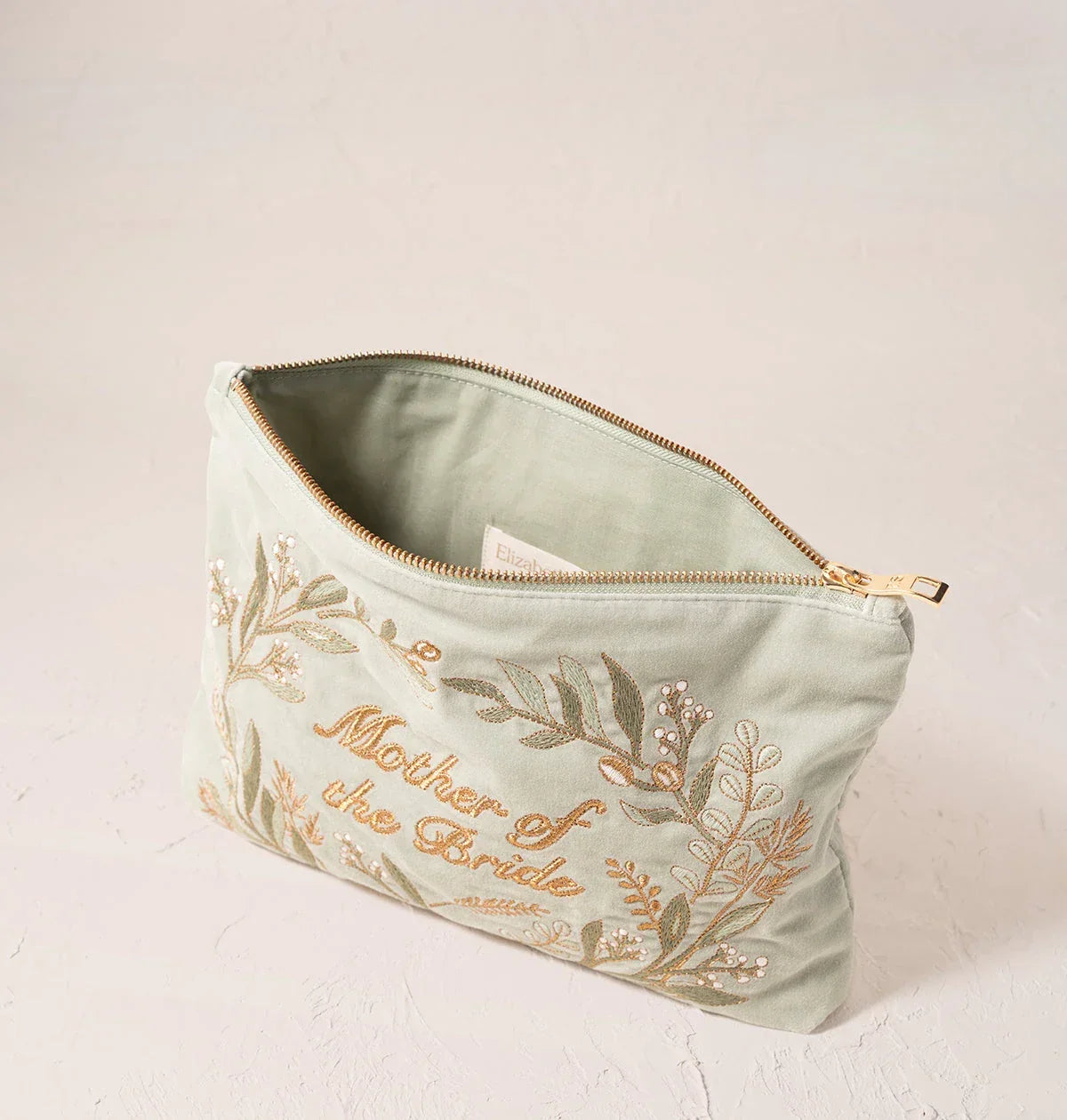 Pressed Flowers Mother of the Bride Everyday Pouch