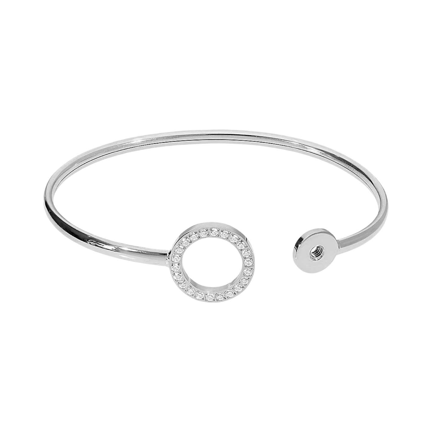 QUDO Cassine Basic Bangle I Silver