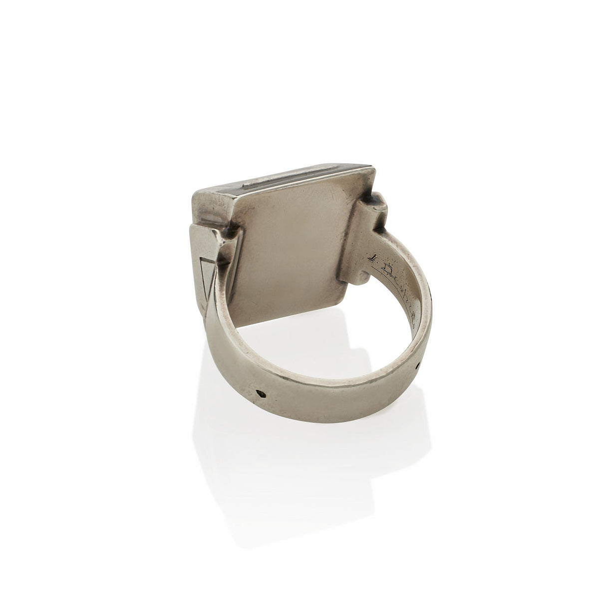 Jean Després and Étienne Cournault French Modernist "Bijoux-Glace" Ring